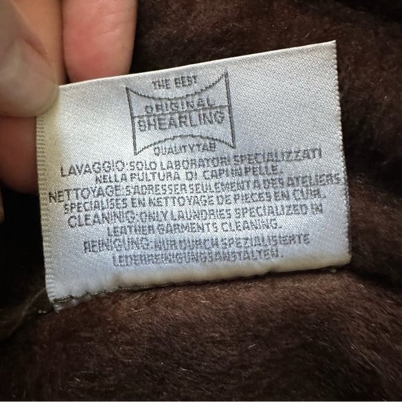 Artico Hand Made in Italy Shearling Coat sz 42 4-6 - Picture 14 of 15